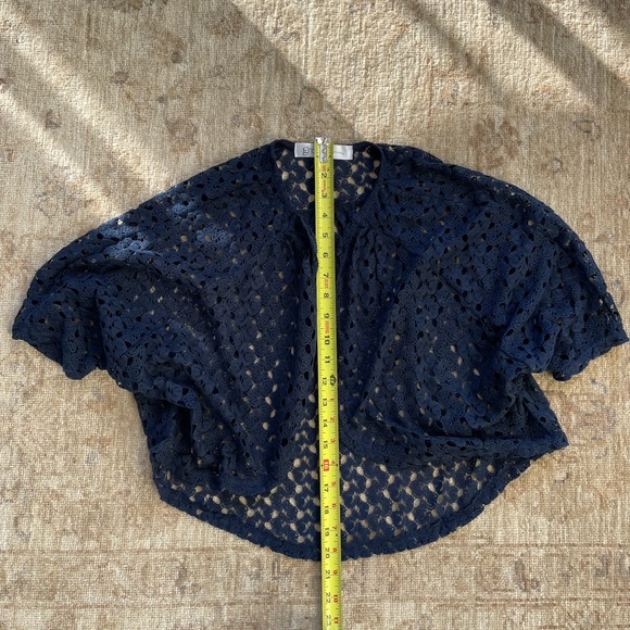 Navy blue shrug. Size S. - Picture 9 of 9